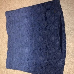 Ombré blue Hollister mini skirt